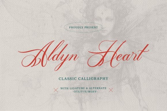 Aldyn Heart: A Luxury Script Typeface for Digital Branding