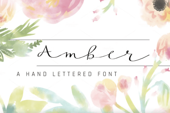 Amber Handwritten Font for Crafters & Sellers