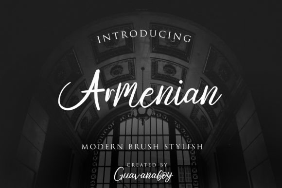 Armenian Handwritten Font for Crafters & Sellers