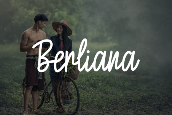 Berliana: A Thoughtful Script Amp Font for Brand Identity