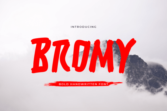 Bromy: A Bold Hand-Lettered Font for Real Branding Work