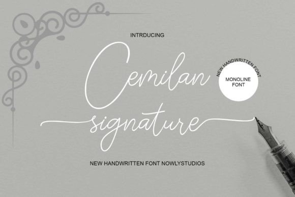 Cemilan Signature: A Friendly Handwritten Font for Digital Branding