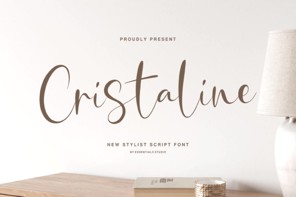 Cristaline Handwritten Font for Elegant Craft Projects