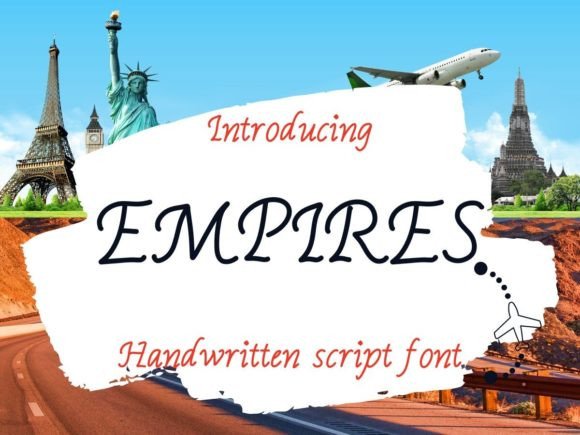 Empires: A Warm, Casual Handwritten Font for Digital Brands