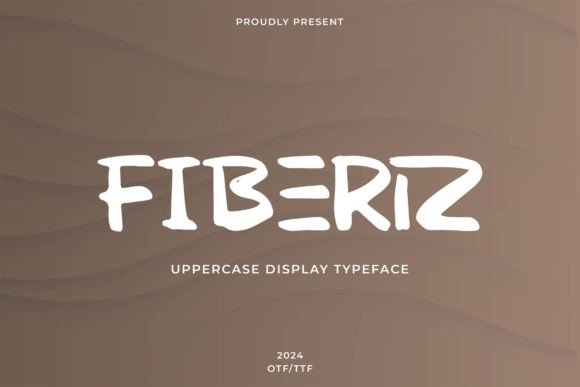 Fiberiz: A Luxury Brush Font for Editorial Warmth