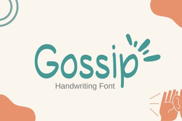 Gossip: A Handwritten Font That Feels Human in Every Campaign