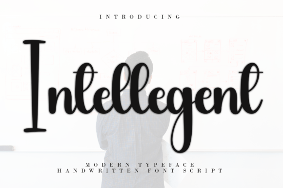Intellegent: A Modern Handwritten Typeface for Thoughtful Design