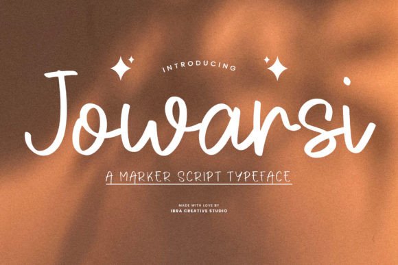 Jowarsi: A Fluid Script Typeface for Scroll-Stopping Marketing