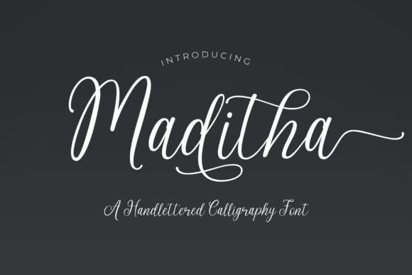 Maditha: A Modern Calligraphy Font for Digital Branding