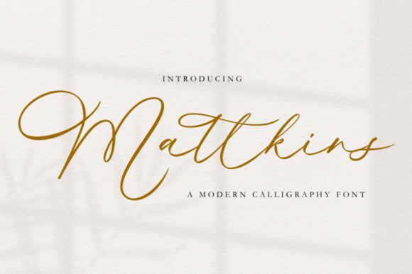 Mattkins: A Premium Script Font for Handmade Brands