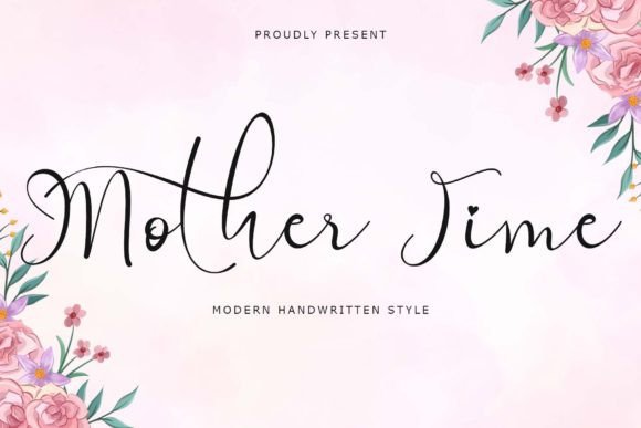 Mother Time: A Handwritten Font That Breathes With Your Content