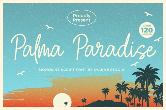 Palma Paradise: A Tropical Script Font That Elevates Your Brand