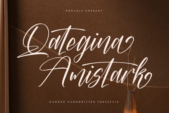 Qategina Amistark: A Handwritten Font That Elevates Your Brand