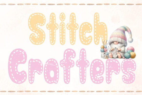 Stitch Crafters: A Whimsical Handwritten Font for Real Small Business Branding