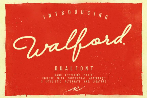 Walford: A Script Amp Font That Earns Its Place in Real Campaigns