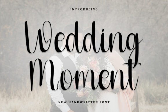 Wedding Moment: A Script Font That Feels Like a Pause in Time