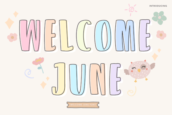 Welcome June: A Handwritten Font That Feels Like Home
