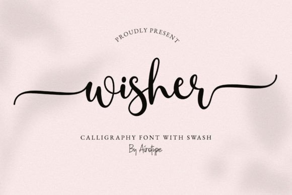 Wisher: A Beautiful Script Font for Real Business Branding